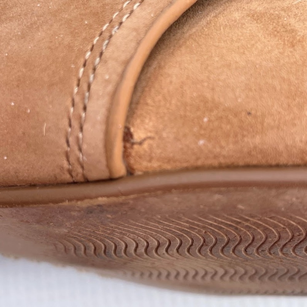 Corso Como CC-Endya Luggage Soft Nubuck Slingback Mules Tortoise Buckle 7.5M - Picture 11 of 12
